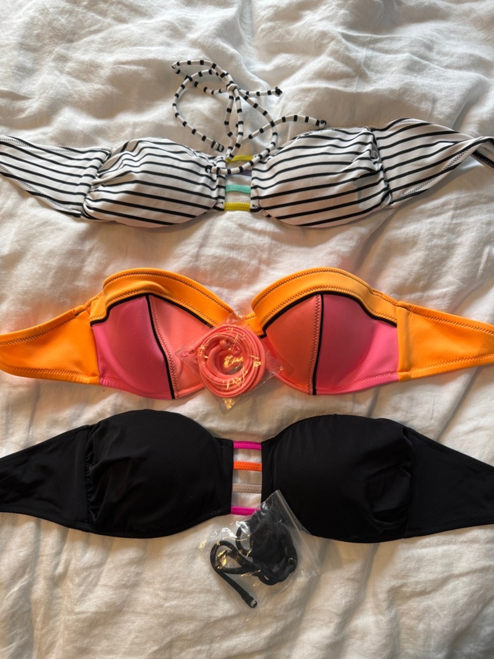 Victoria's Secret strapless bikini tops